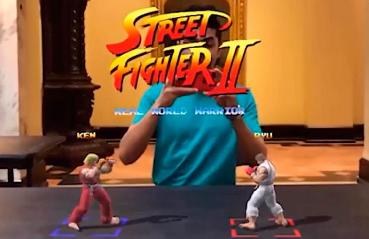 Street Fighter Artırılmış Gerçeklikle Buluştu