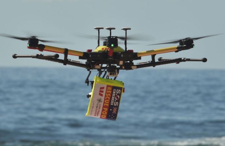 Sahile Yaklaşan Köpek Balıklarını Tespit Etmek için Drone’lar Kullanılıyor