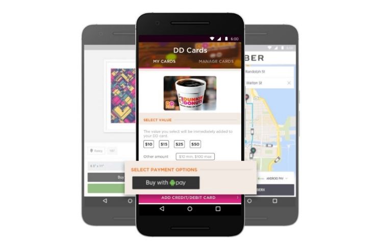 Android Pay Mobil Web’e de Geliyor